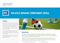 VOC Guidance document cover page.